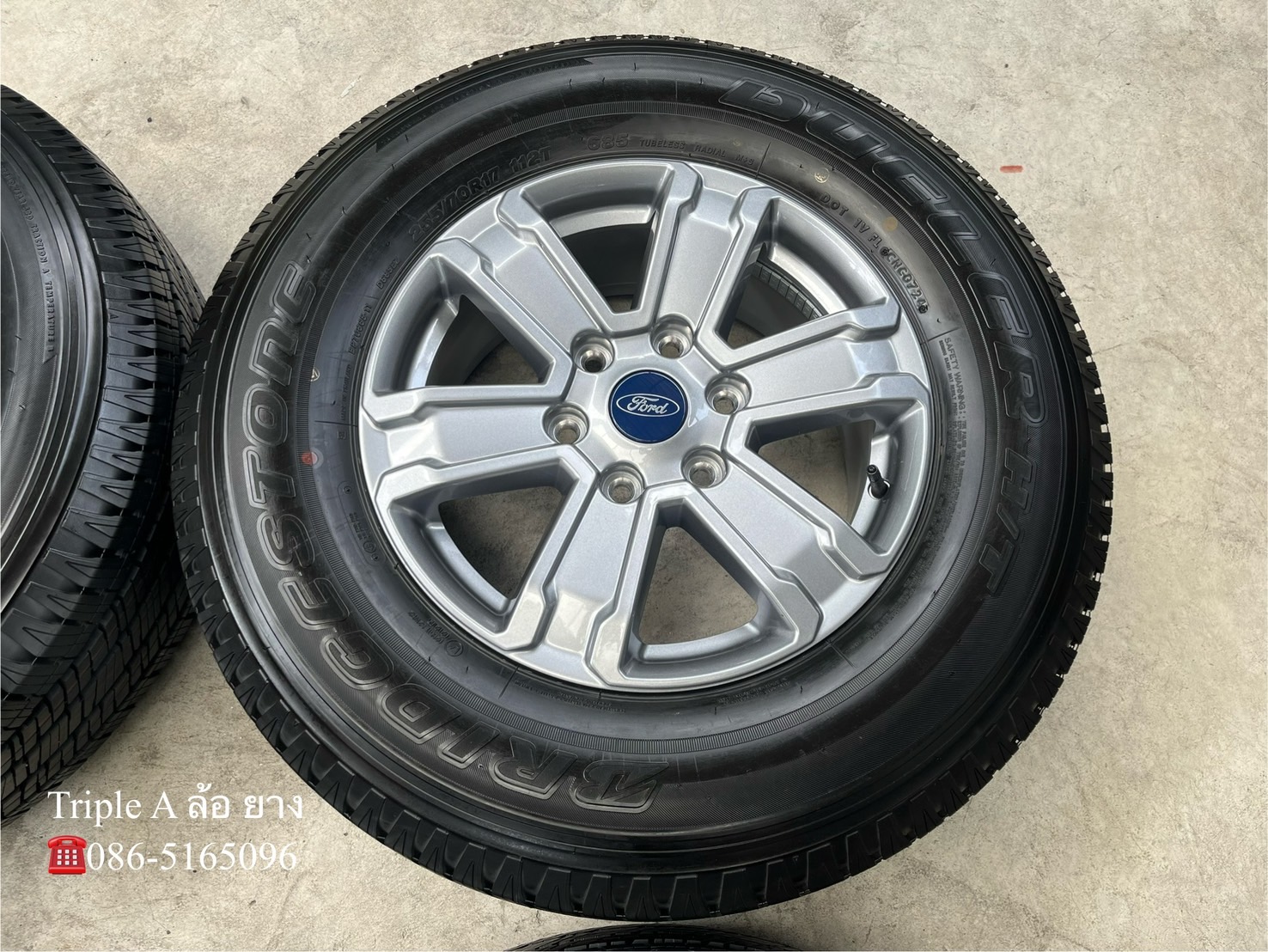 ♨️ปี24♨️✨ล้อแม็กพร้อมยางใหม่ป้ายแดง✨Ford Ranger รุ่นใหม่ล่าสุด ขอบ 17💖ใหม่กริ๊บ💖