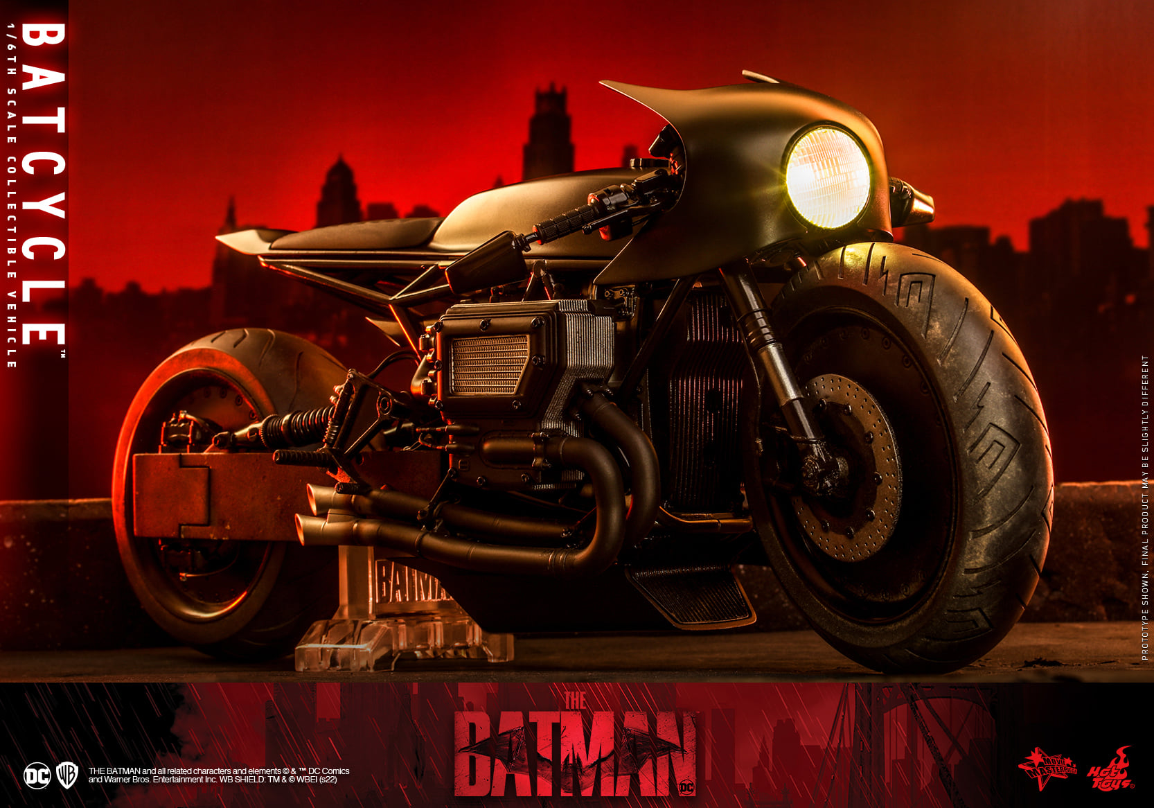 Hot Toys MMS642 1/6 The Batman - Batcycle