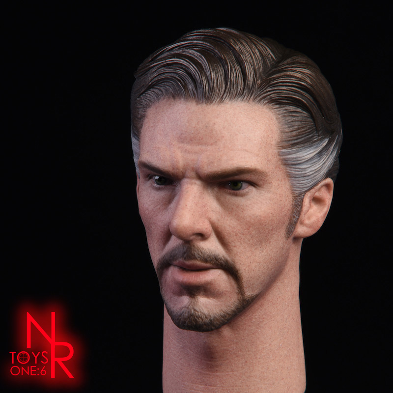 NRTOYS NR13B Dr.Singular 2.0 Headsculpt (White hair direct view)
