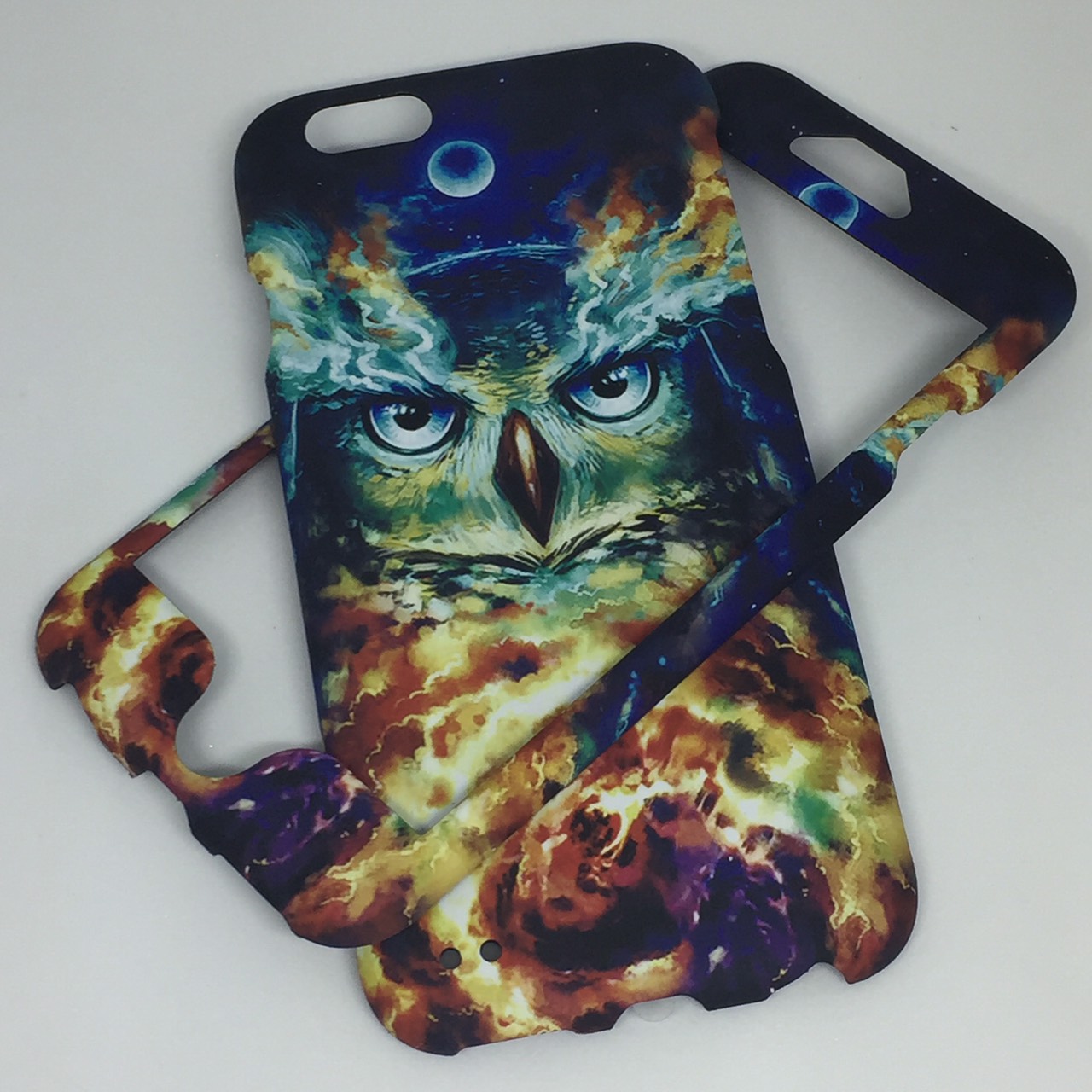 เคสคูทิส(Kutis)ไอโฟน6,6S(ลายนกในเปลวไฟ)มาใหม่ เคสประกบหน้า-หลัง เคสเรืองแสงเคสลายวินเทจ