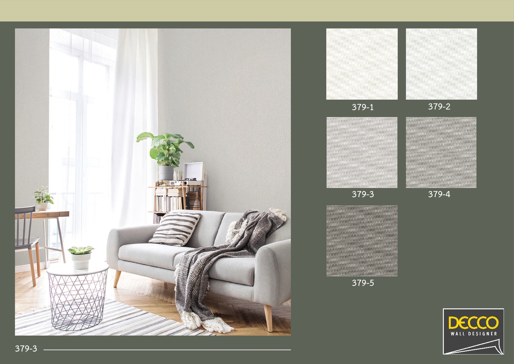 PLAIN รหัส 379 โทนสีเทา วอลเปเปอร์สไตล์เรียบ | แจ้งรหัสในแชทนะคะ