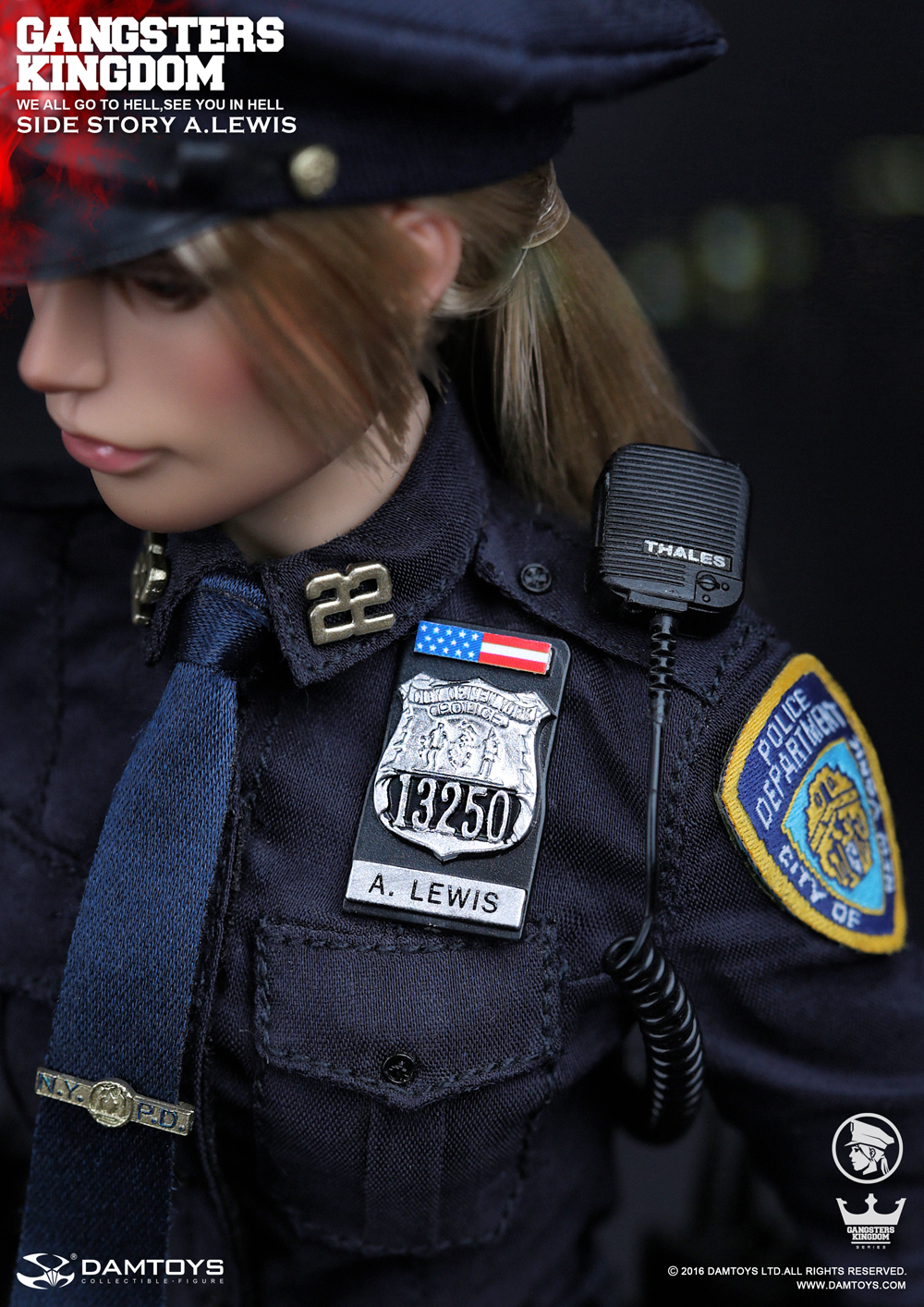 DAMTOYS GKS003 GANGSTERS KINGDOM SIDE STORY - OFFICER A.LEWIS