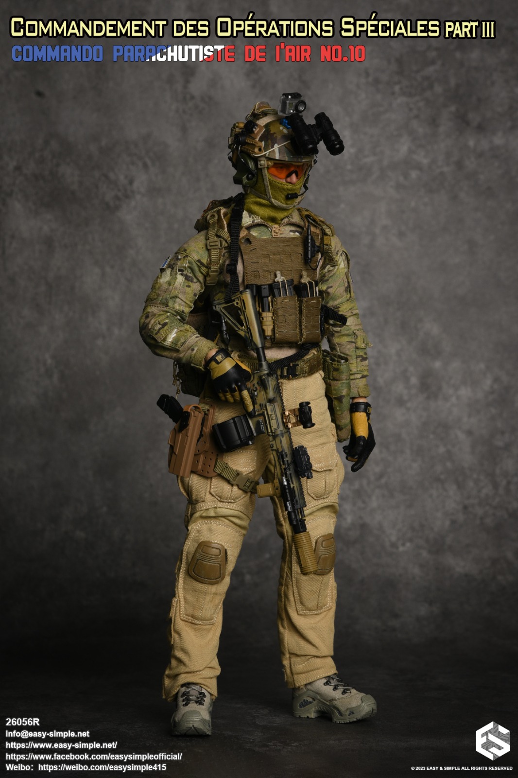 Easy&Simple ES 26056R Commandement des opérations spéciales Part III - COMMANDO PARACHUTISTE DE l'AIR NO.10