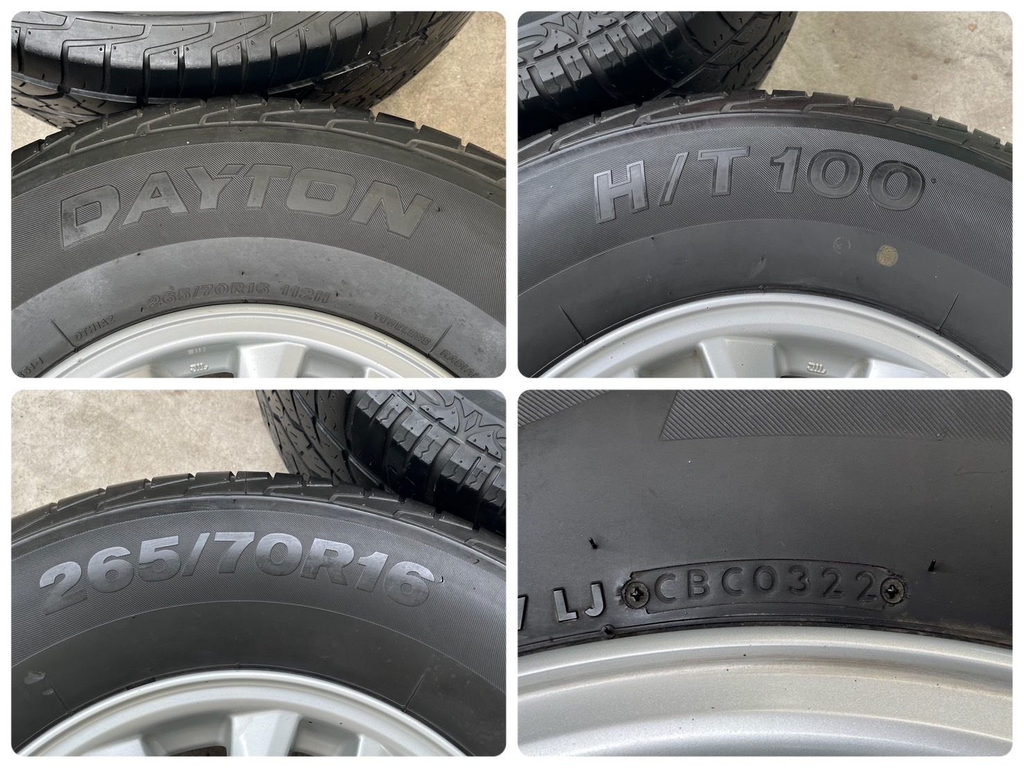 ✨ล้อแม็กพร้อมยาง✨6รู139 Mitsu Triton ขอบ 16