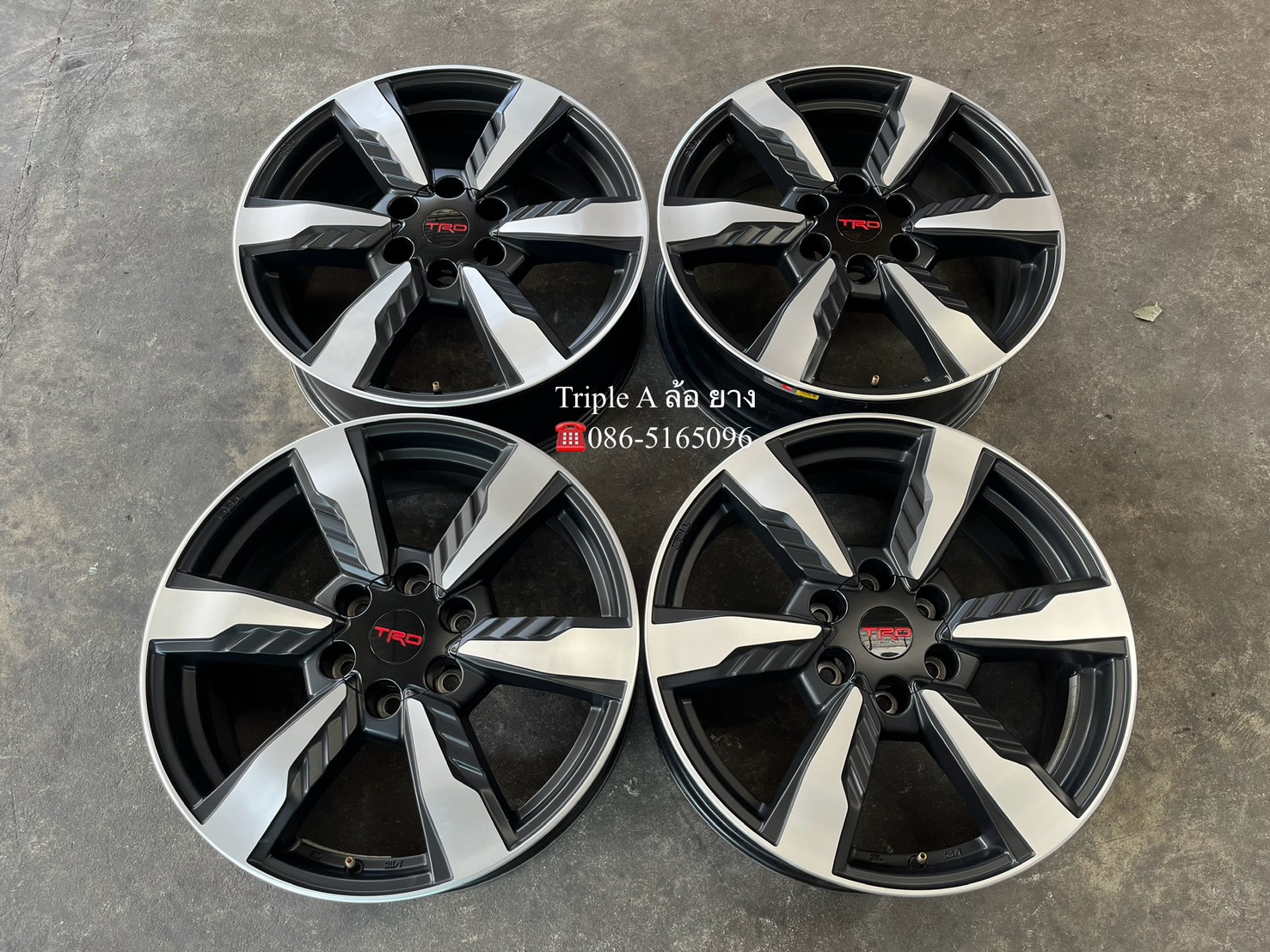 ✨ล้อแม็กแท้💯✨ Toyota Fortuner TRD ขอบ 20 ดำหน้าเงา💖สวยกริ๊บ💖