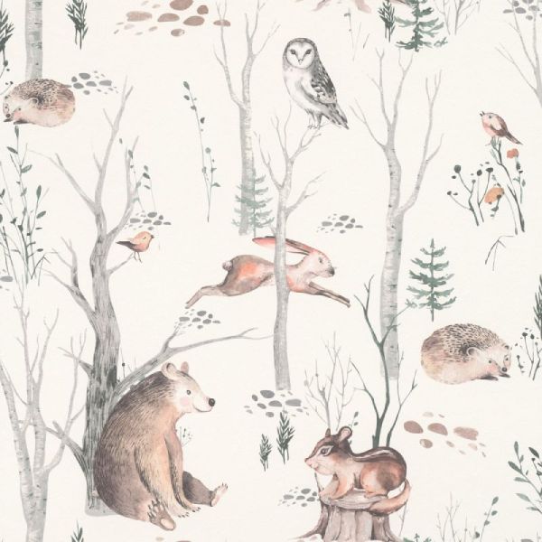 วอลเปเปอร์ลายเด็ก Kids World โปร 11.11 แบบหลังผ้า ทนทาน กันลามไฟ : Fabric-Backed Wall Paper