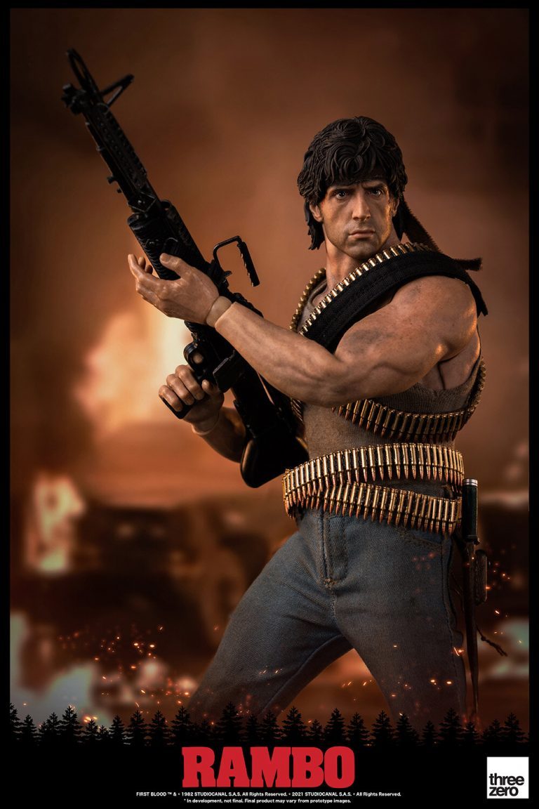 threezero 3Z02880W0 1/6 Rambo: First Blood - John Rambo