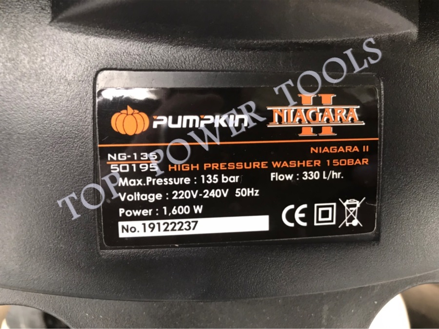 เครื่องฉีดน้ำแรงดันสูง NIAGARA 135BAR PUMPKIN