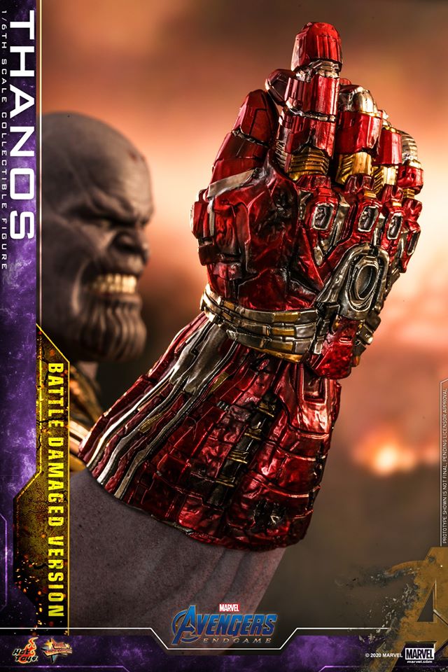 Hot Toys MMS564 Avengers: Endgame - Thanos (Battle Damaged Version)