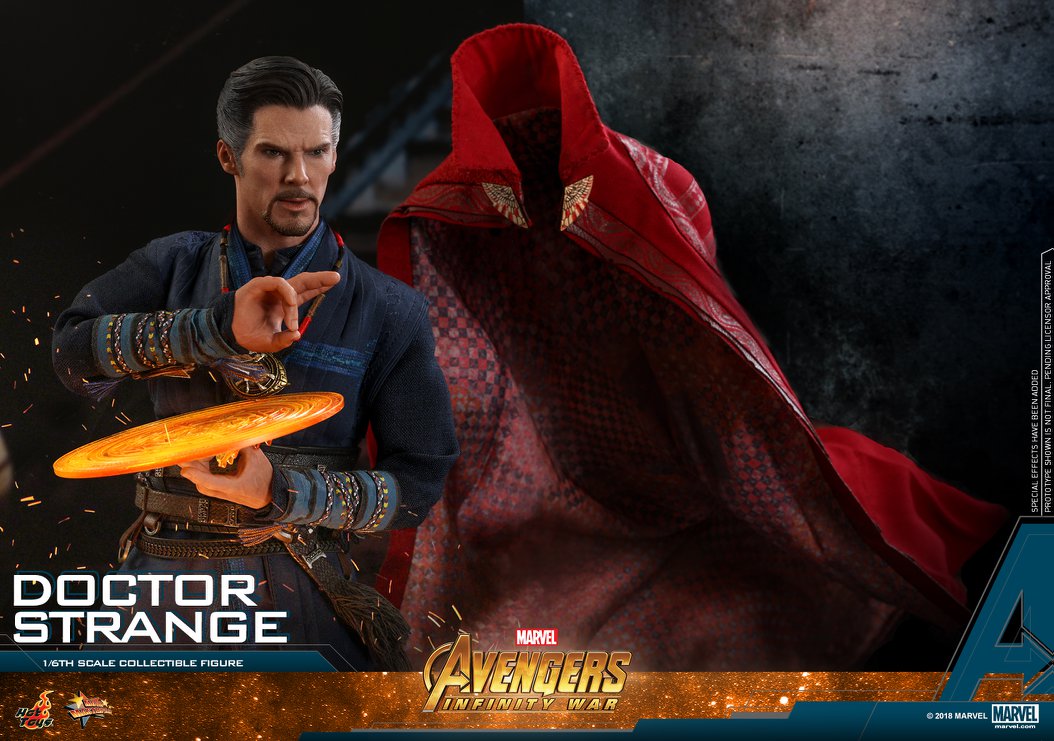 Hot Toys MMS484 AVENGERS INFINITY WAR - DOCTOR STRANGE + DJ-CUSTOM AS001 1/6 THE IMAGES OF IKKON