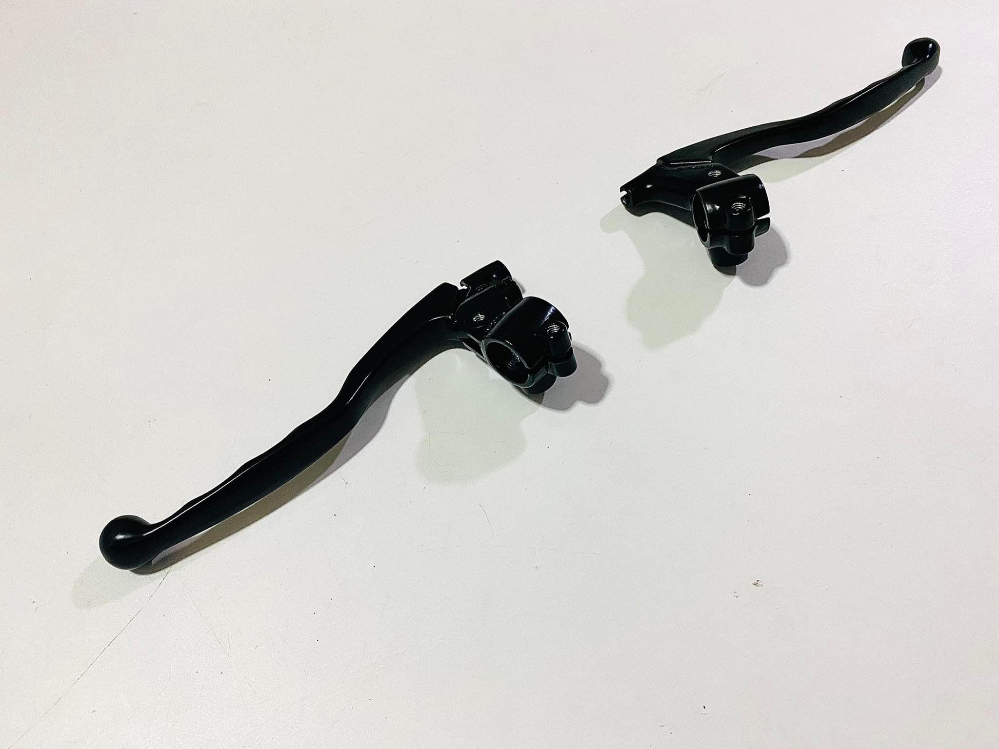 มือเบรค+มือครัชrxz พร้อมขากระจก ซ้าย+ขวา สีดำ