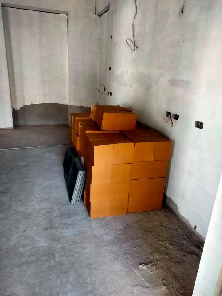 หินธรรมชาติ Dark Grey ขนาด 15x15x1cm