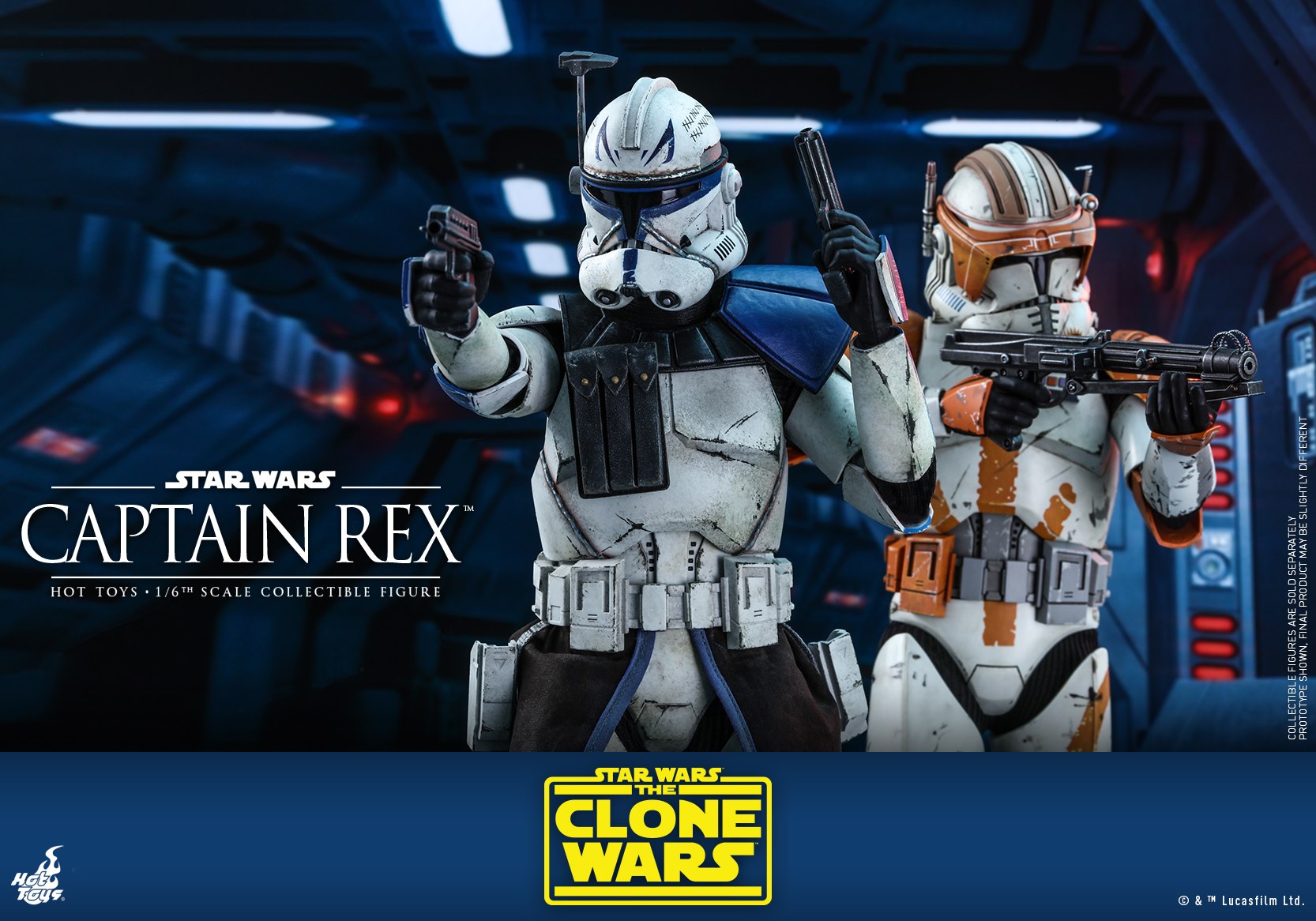 Hot Toys TMS018 Star Wars: The Clone Wars 1/6 Captain Rex