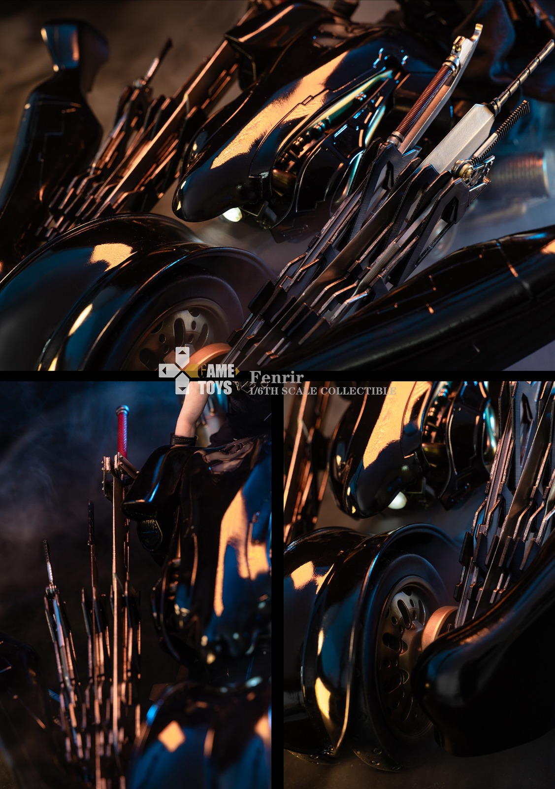 GAME TOYS GT-006C 1/6 Cloud Strife & Fenrir