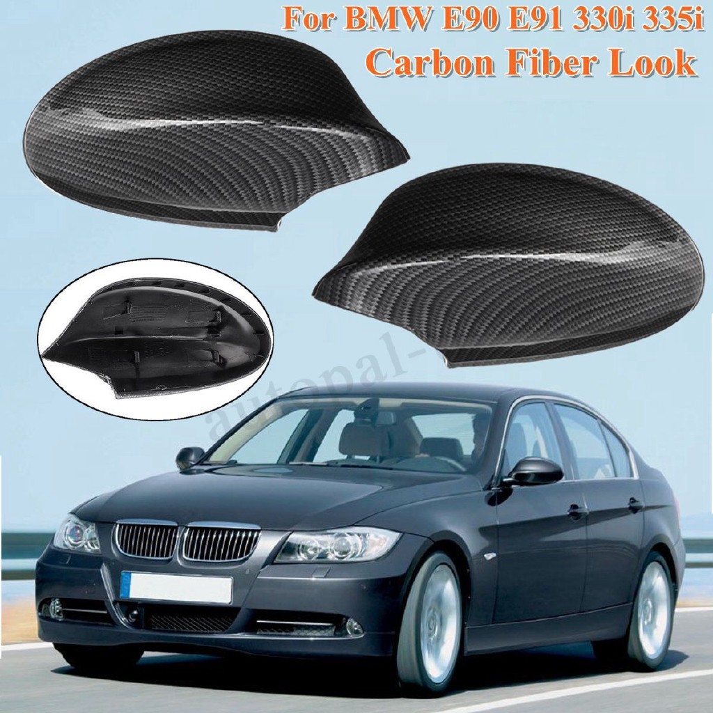 ครอบกระจกข้างcabon fiber e90 BMWE90-338-S