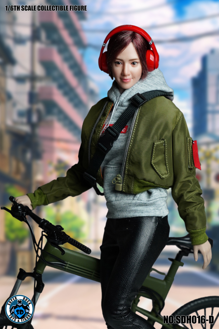 SUPER DUCK SDH016-D Short Red Hair Female Headsculpt