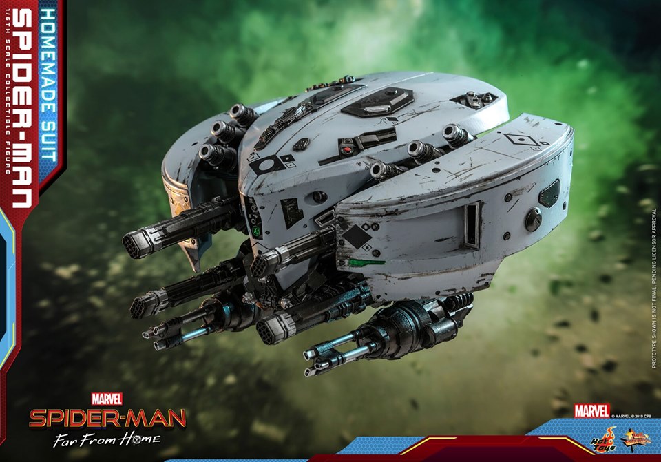 Hot Toys MMS552 SPIDER-MAN: FAR FROM HOME - SPIDER-MAN (HOMEMADE SUIT VERSION)