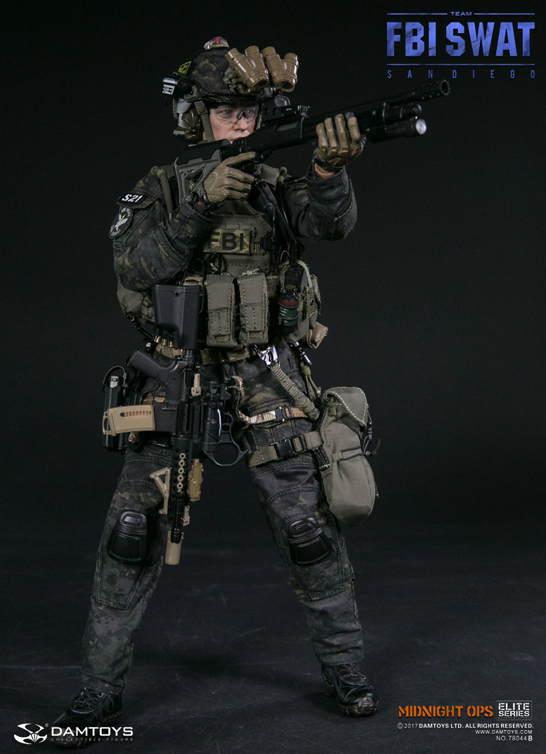 DAMTOYS No.78044 FBI SWAT TEAM AGENT - SAN DIEGO