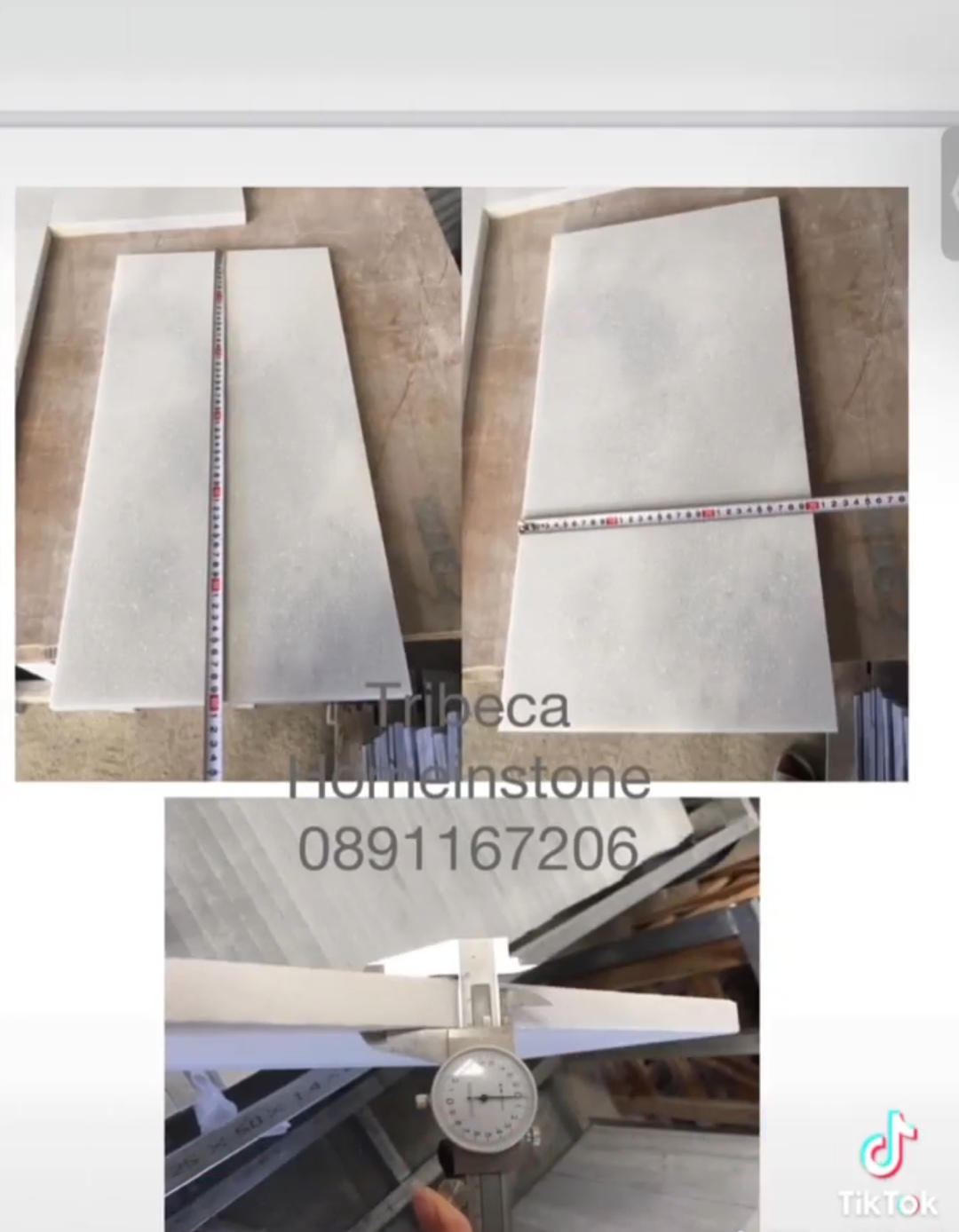 หินปูสระว่ายน้ำ white tribeca สีขาวผสมเทาอ่อนๆ