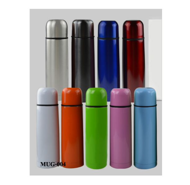 กระบอกน้ำสแตนเลส เก็บร้อน เย็น มีหลายสีให้เลือกซื้อ พร้อมสกรีนโลโก้