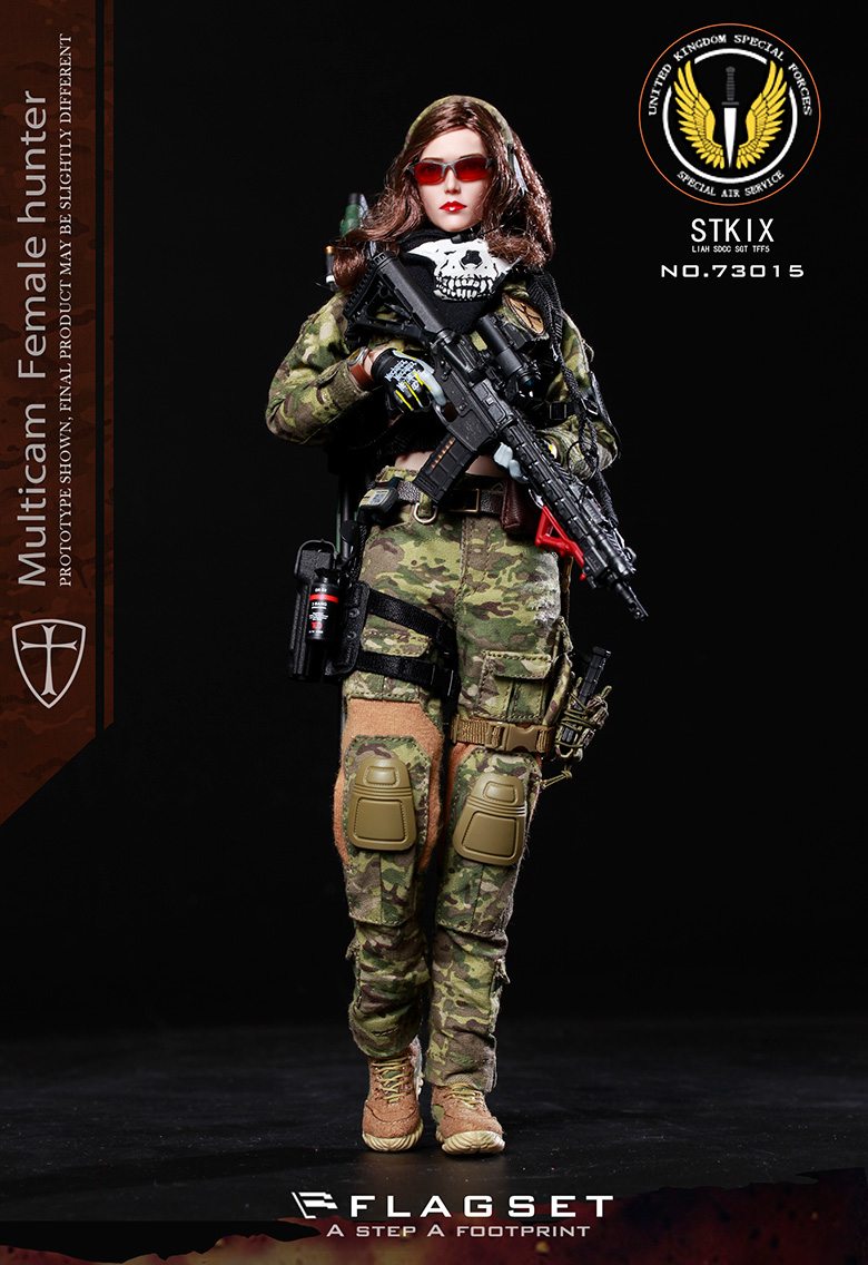FLAGSET FS-73015 Multicam Female Hunter: MC War Angel - Angela