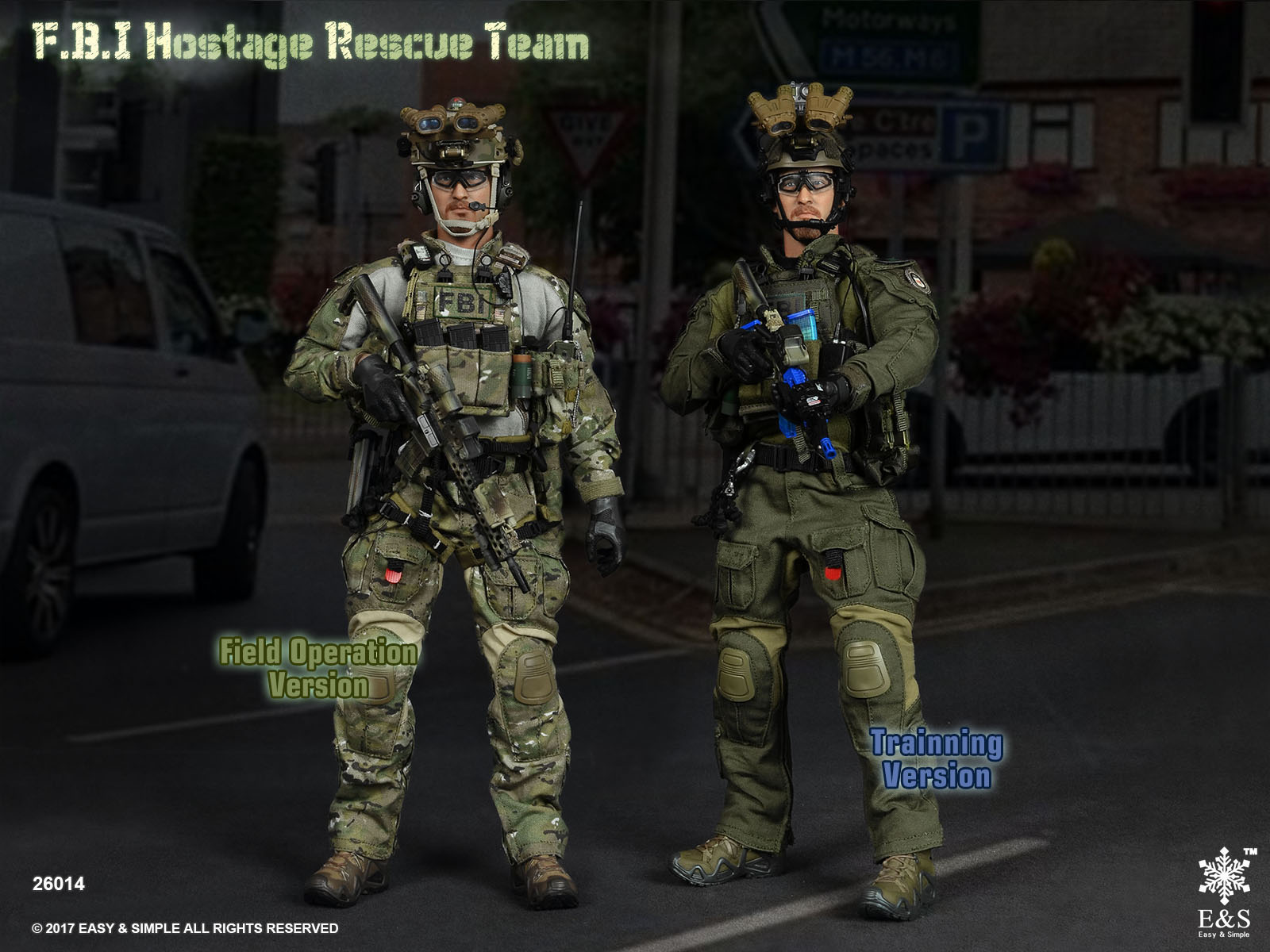 Easy&Simple 26014B FBI Hostage Rescue Team (Field Operation Version, Training Version)