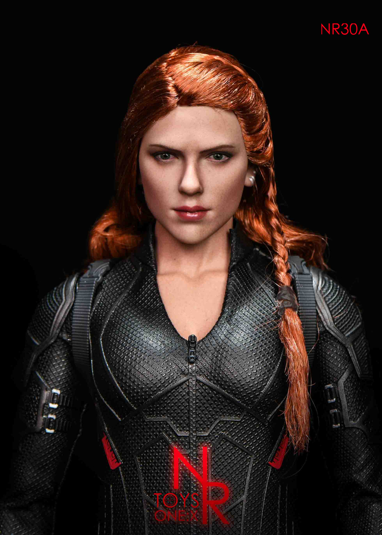 NRTOYS NR30B 1/6 Widow 7.0 Sideburn Hair Female Headsculpt