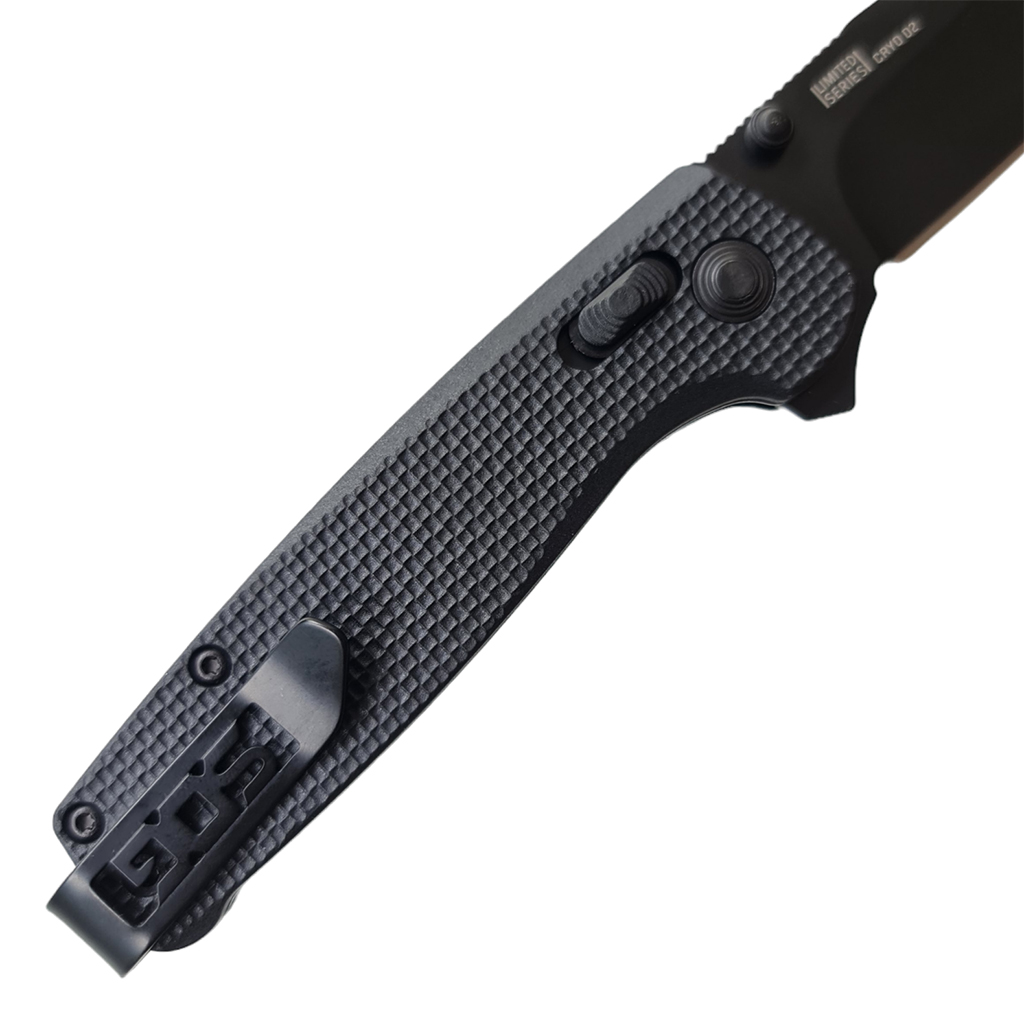 มีดพับ SOG Terminus XR Limited Series CRYO D2 ขนาด 7 นิ้ว (18 ซม.) สีดำ