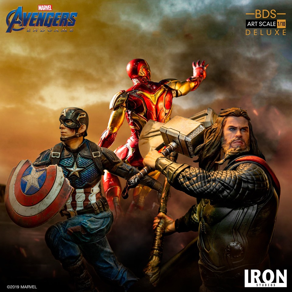 Iron Studios BDS Deluxe Art Scale 1/10 Avengers: Endgame - Captain America