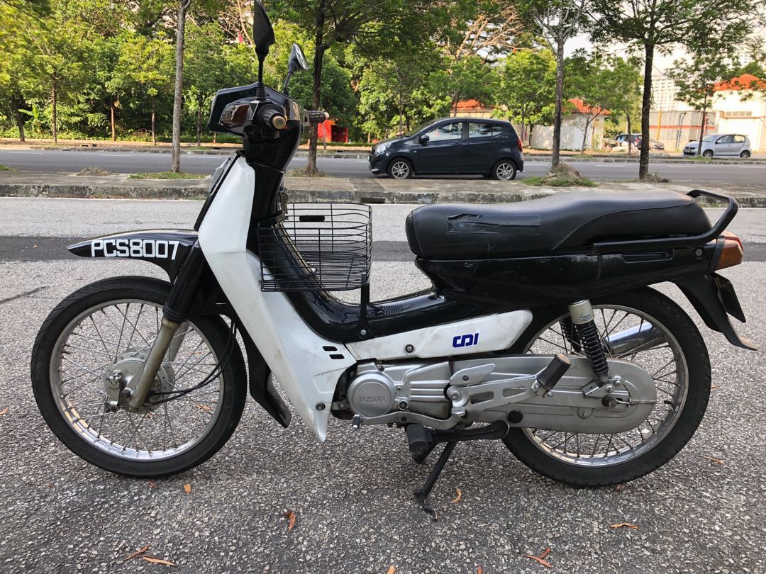 ขาตั้งข้าง y100 แบบเดิม สีดำ ครบชุด B67+B3+B2