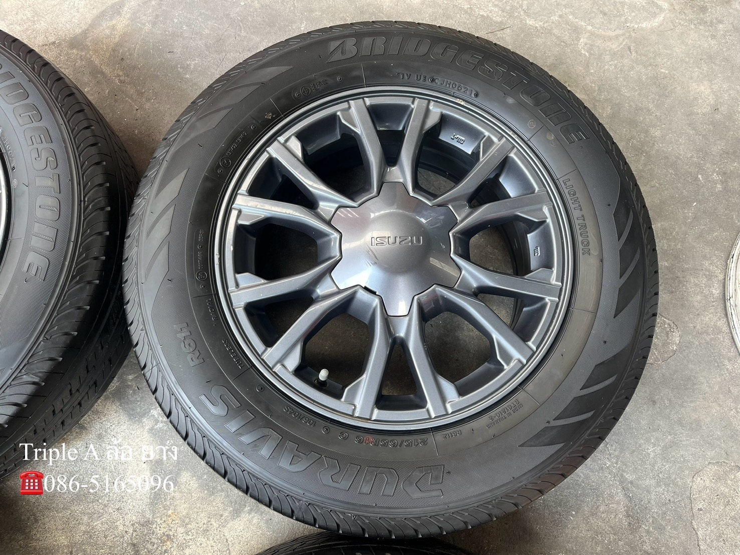 ✨ล้อแม็ก✨ISUZU X-Series ขอบ 16 พร้อมยาง 215-65-16 Bridgestone♨ปี 21♨
