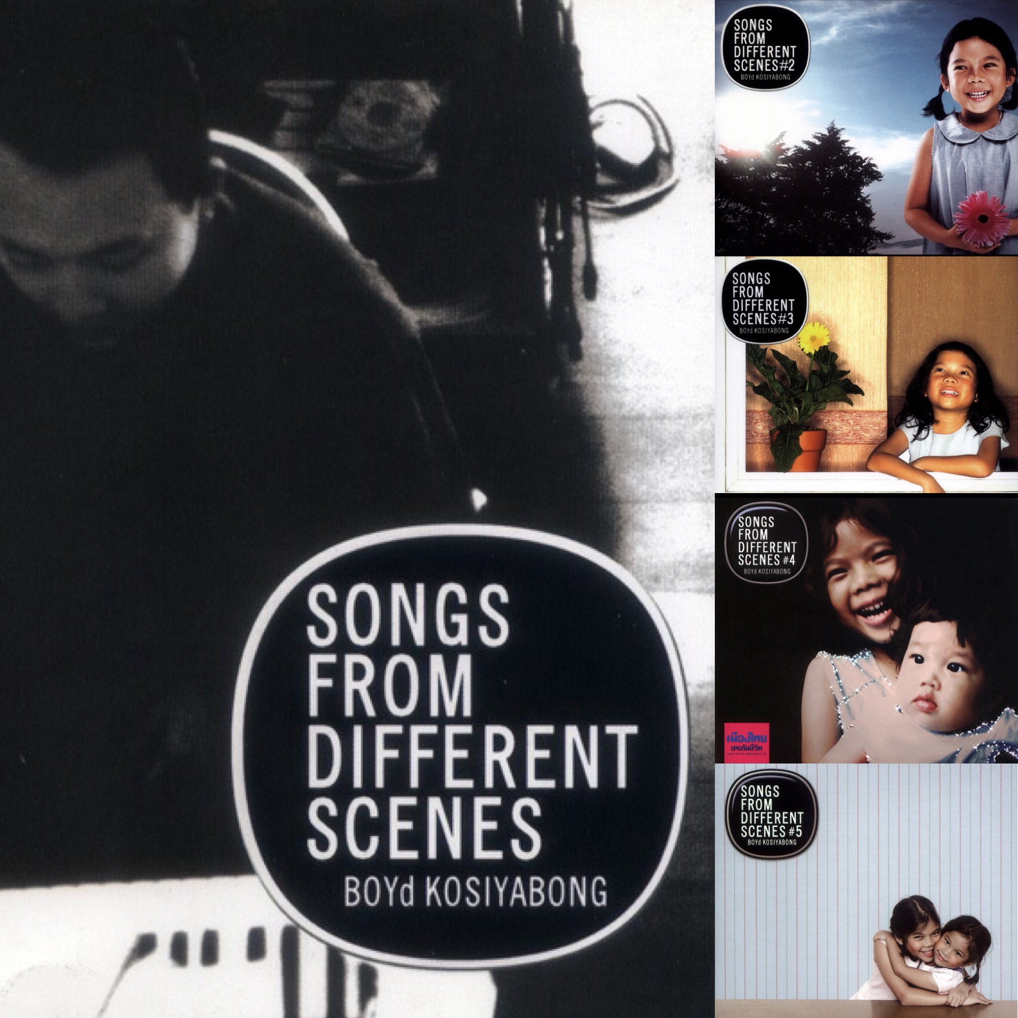 Boyd Kosiyabong - Songs From Different Scenes # 1 - 5 (5Album 7CD Set)