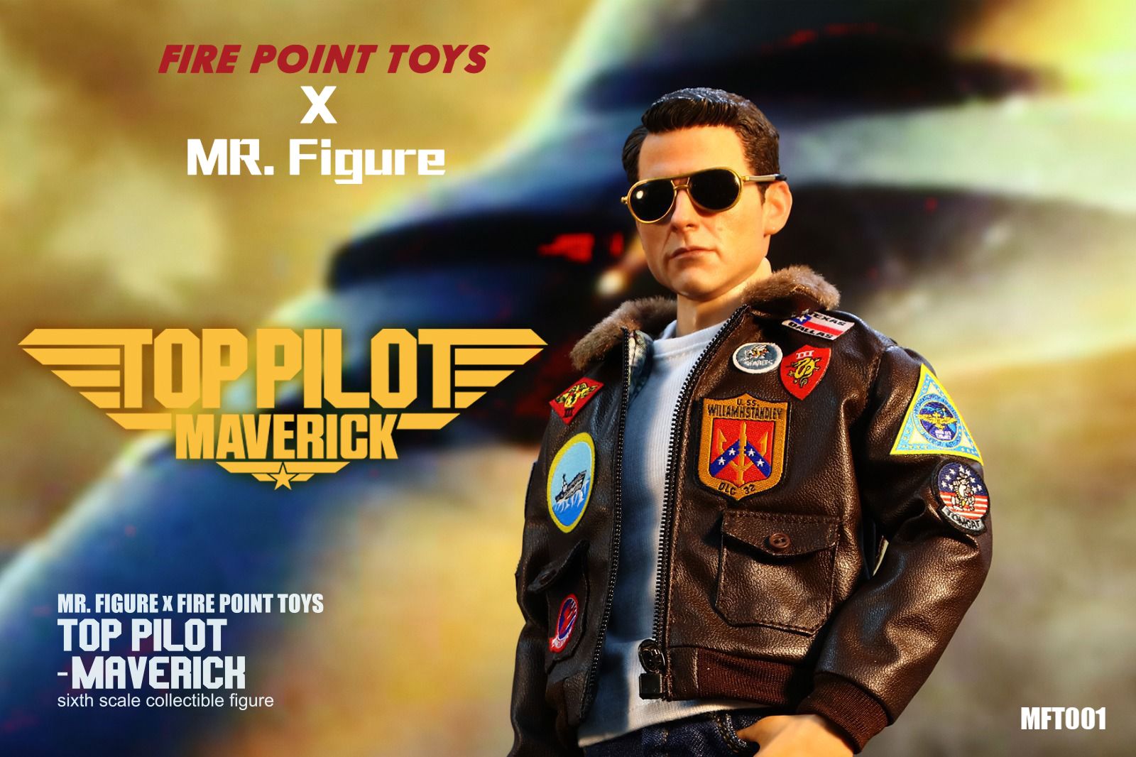 FIRE POINT TOYS X MR.FIGURE MFT001 1/6 TOP PILOT