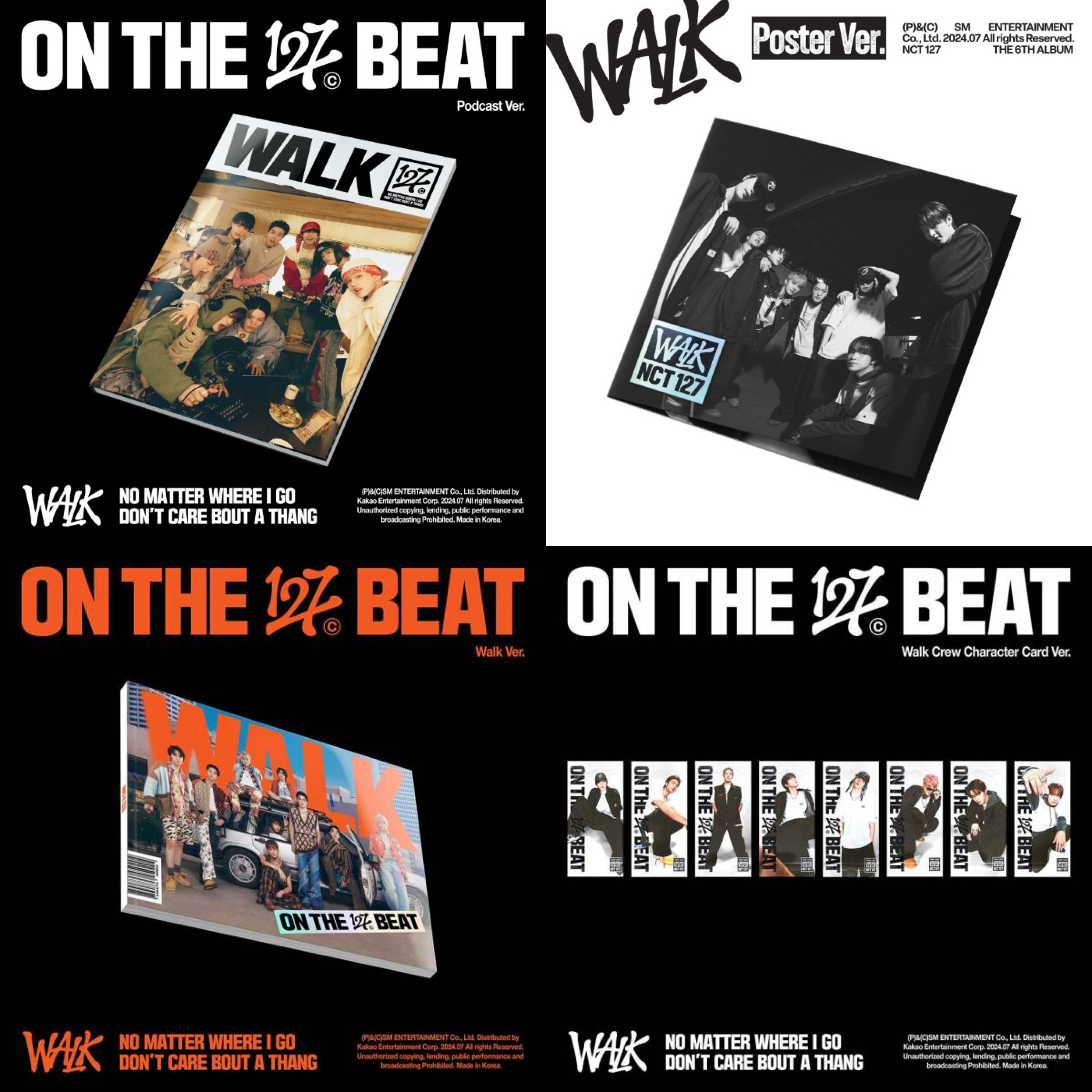 [รับกด+นำเข้าสินค้า] NCT 127 - 6th Regular Album WALK