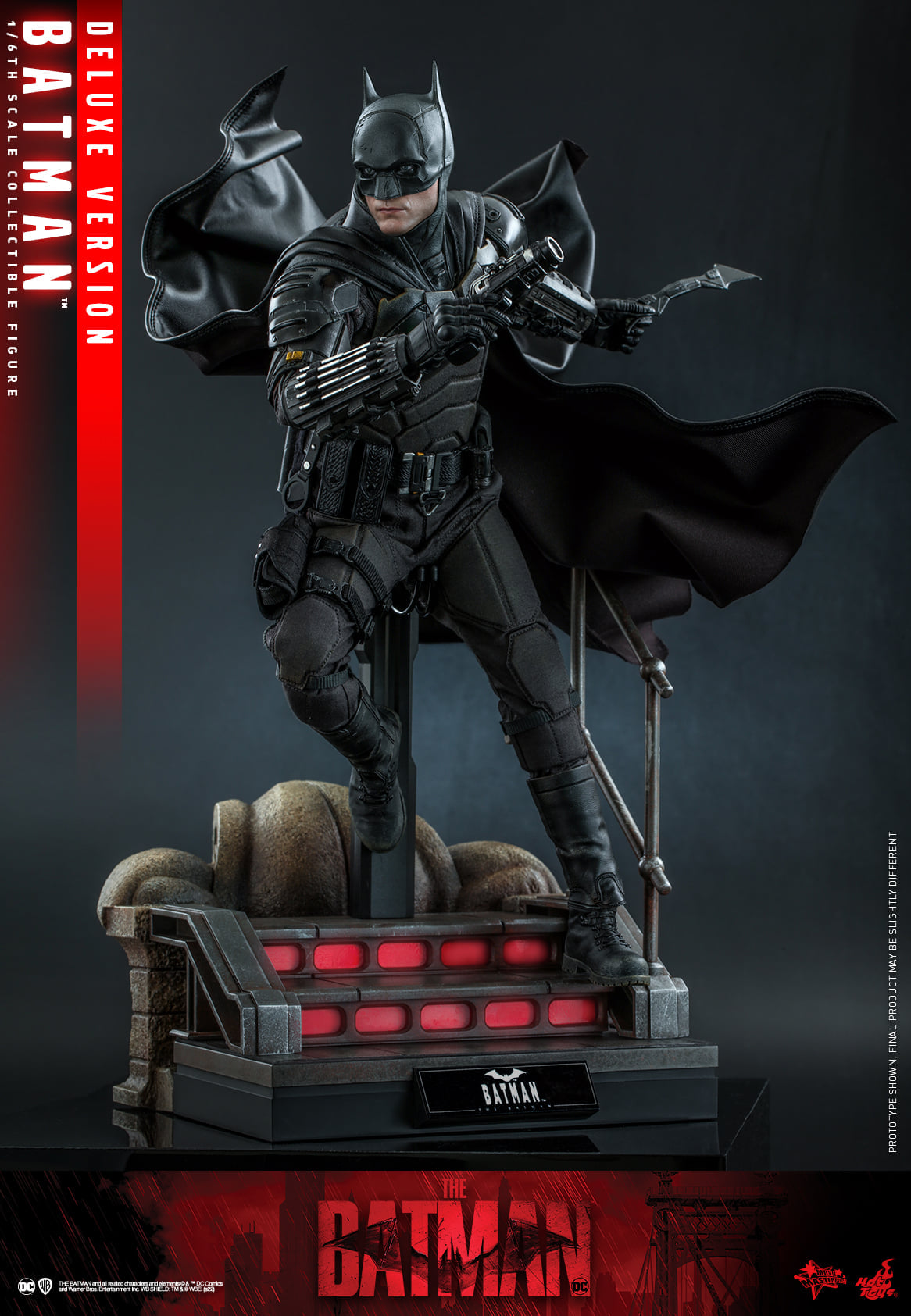 Hot Toys MMS639 1/6 The Batman - Batman (Deluxe Version)