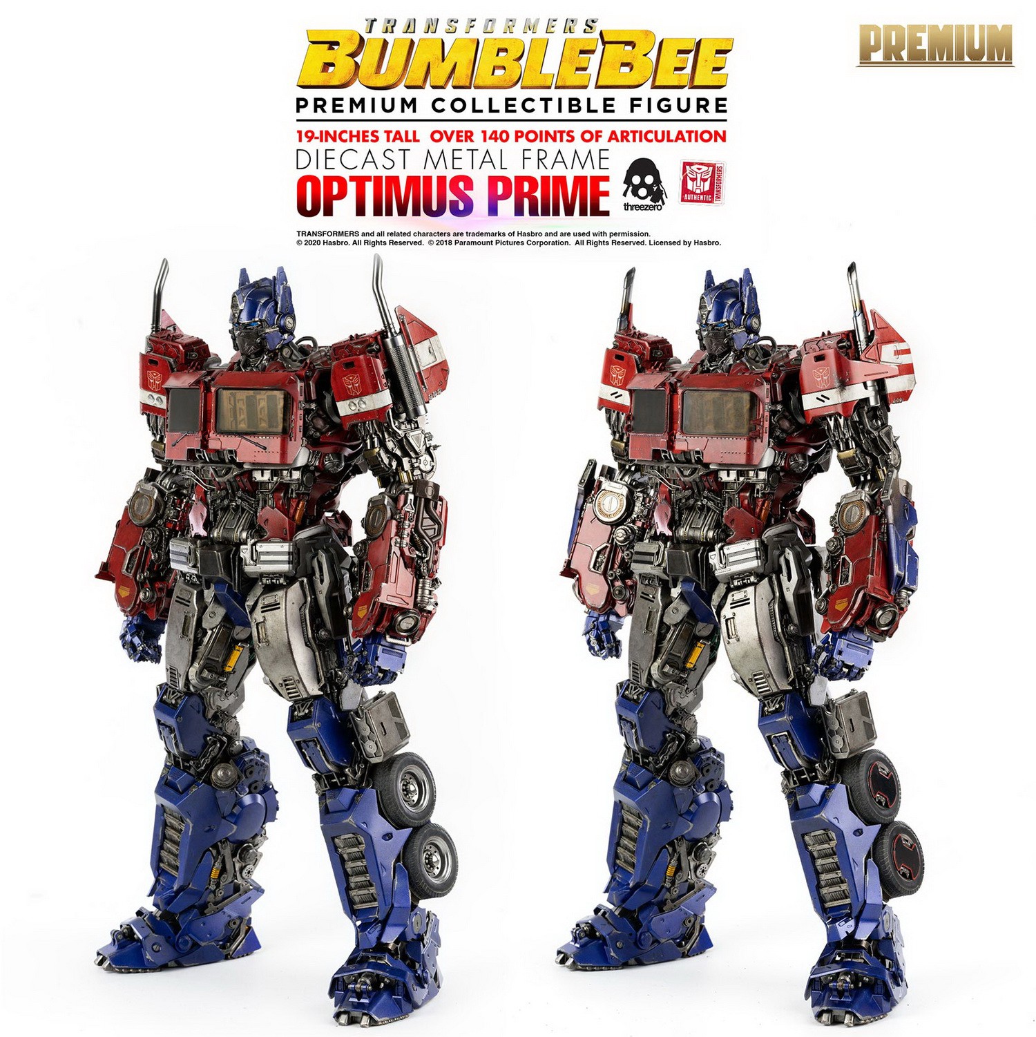 threezero 3Z0162 Transformers: BumbleBee - PREMIUM Optimus Prime