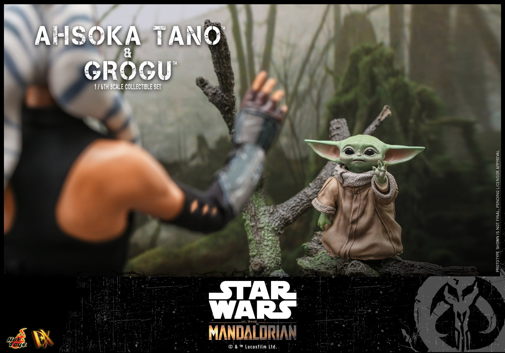 Hot Toys DX21 1/6 Star Wars™: The Mandalorian™ - Ahsoka Tano & Grogu™