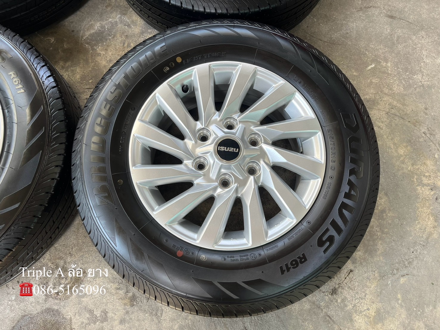 ✨ล้อแม็กป้ายแดง✨ISUZU D-Max รุ่นใหม่ล่าสุด ขอบ 16 พร้อมยางใหม่ป้ายแดง 215-70-16 Bridgestone♨️ปลายปี 24♨️