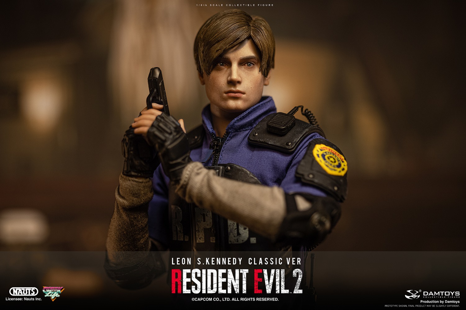 DAMTOYS DMS037 1/6 RESIDENT EVIL 2 - LEON S.KENNEDY (CLASSIC VER)