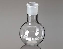 ขวดก้นกลมมีข้อต่อ Flat Bottom Flask with Joint S29/32