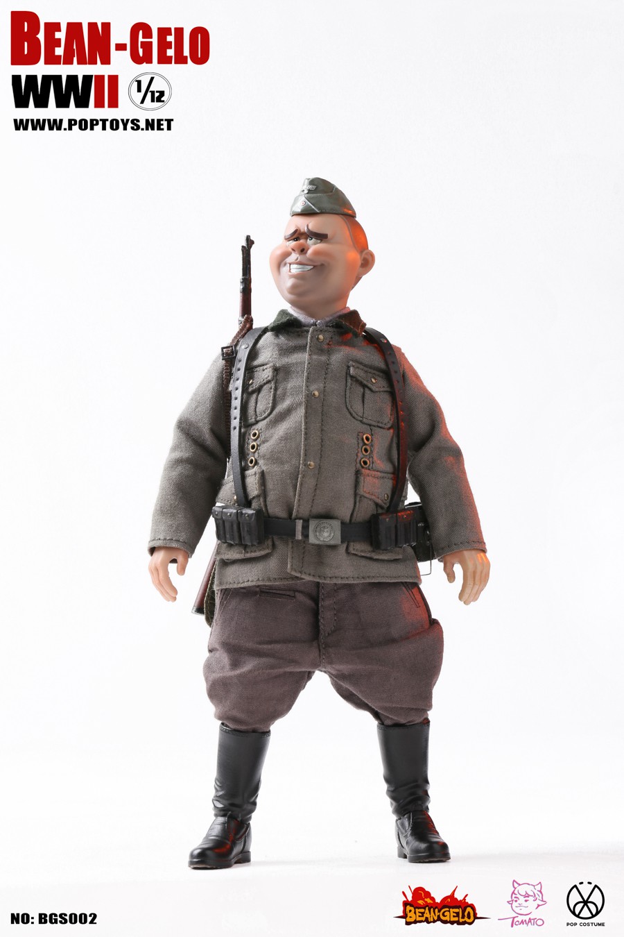POPTOYS BGS002 1/12 Bean-Gelo WWII - Fat Guy "George"