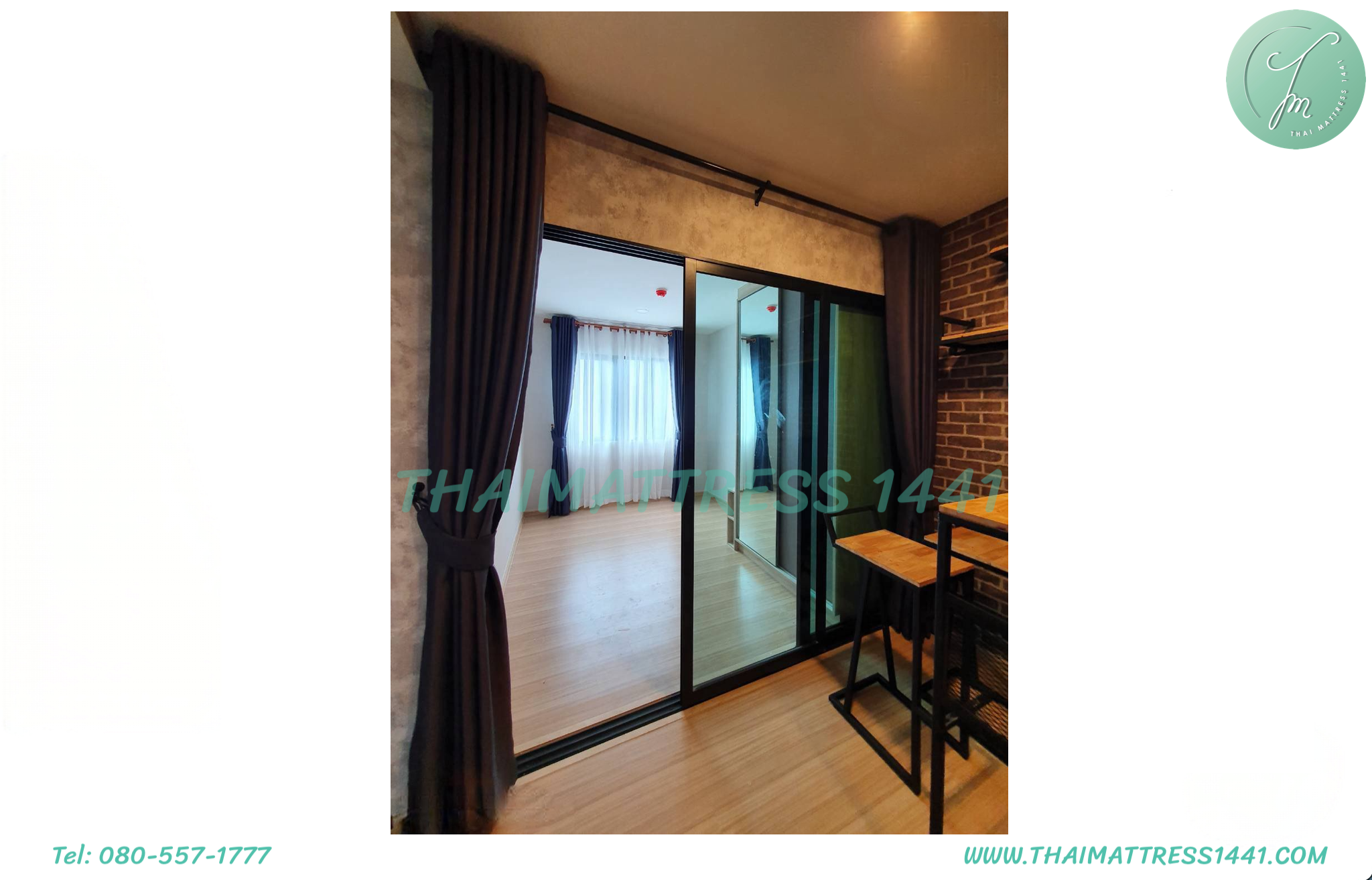 ผ้าม่านตาไก่ กันแสง UV สำหรับบ้านและคอนโด - Eyelet Curtain with sunblock and UV Protection