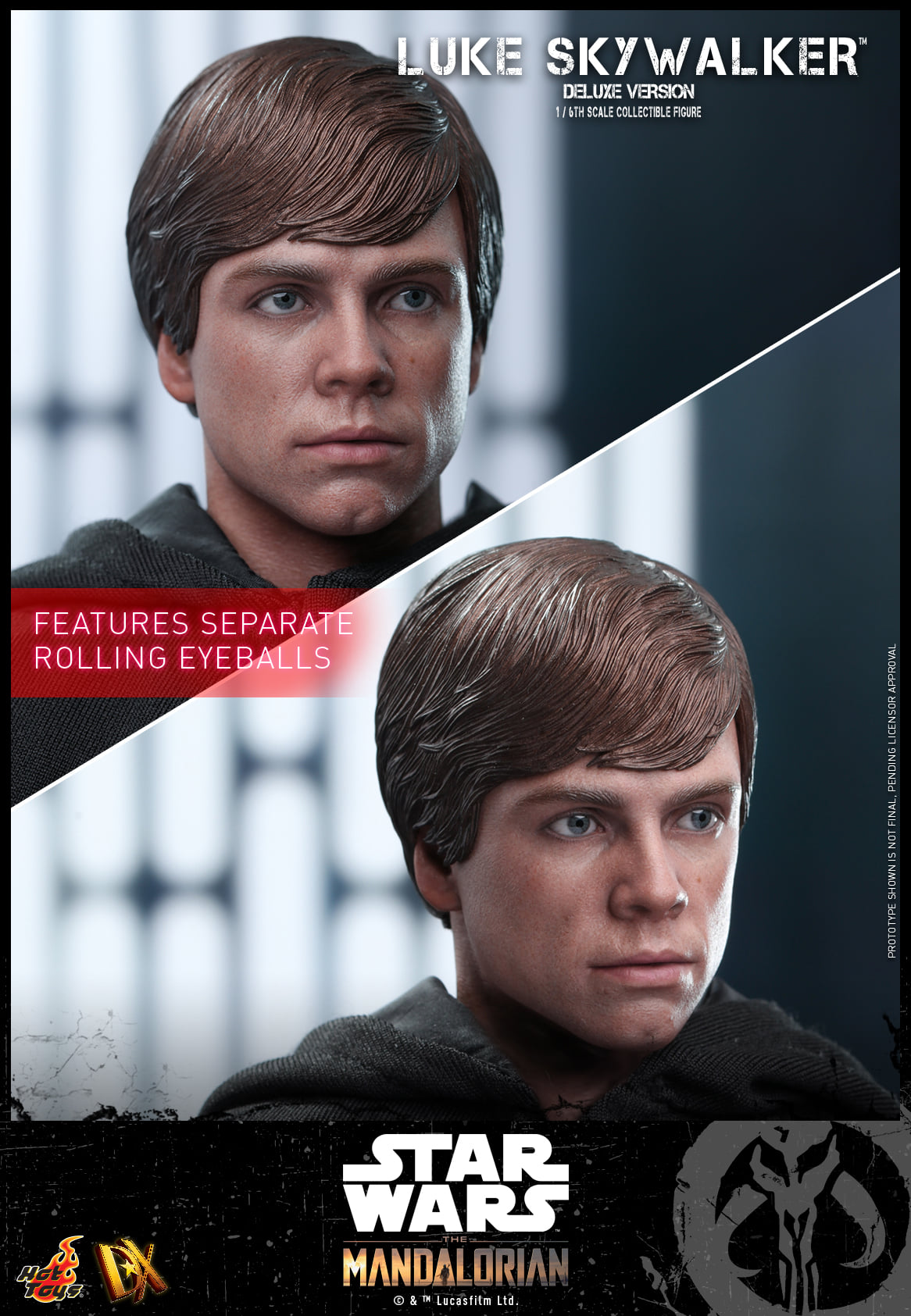 Hot Toys DX23 1/6 Star Wars: The Mandalorian™ - Luke Skywalker™ (Deluxe Version)