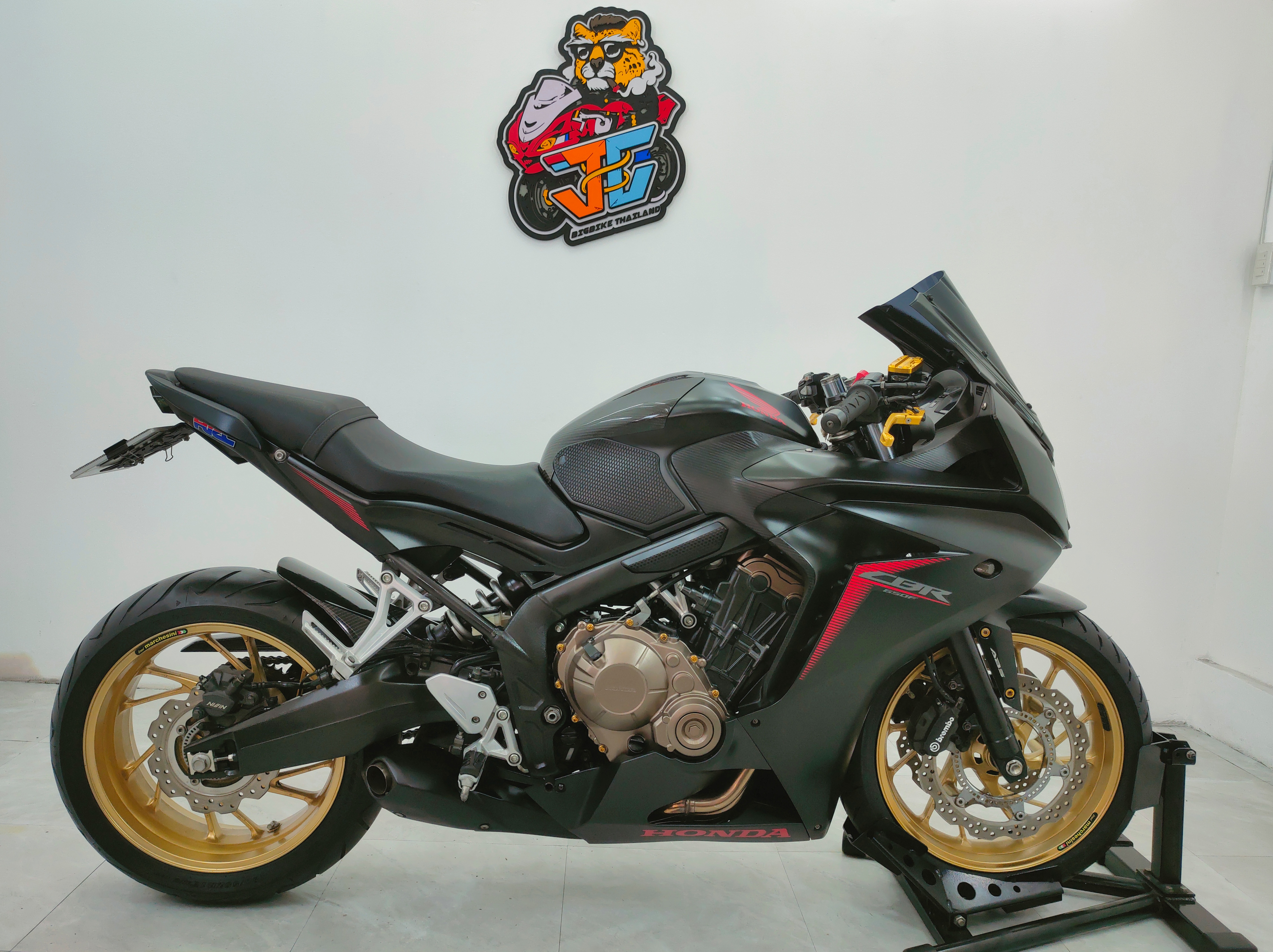 ดำ ดุๆ มาใหม่อีกลำ HONDA CBR650F รถปลายปี 2017 ทรงดีวิ่งน้อยจ้า