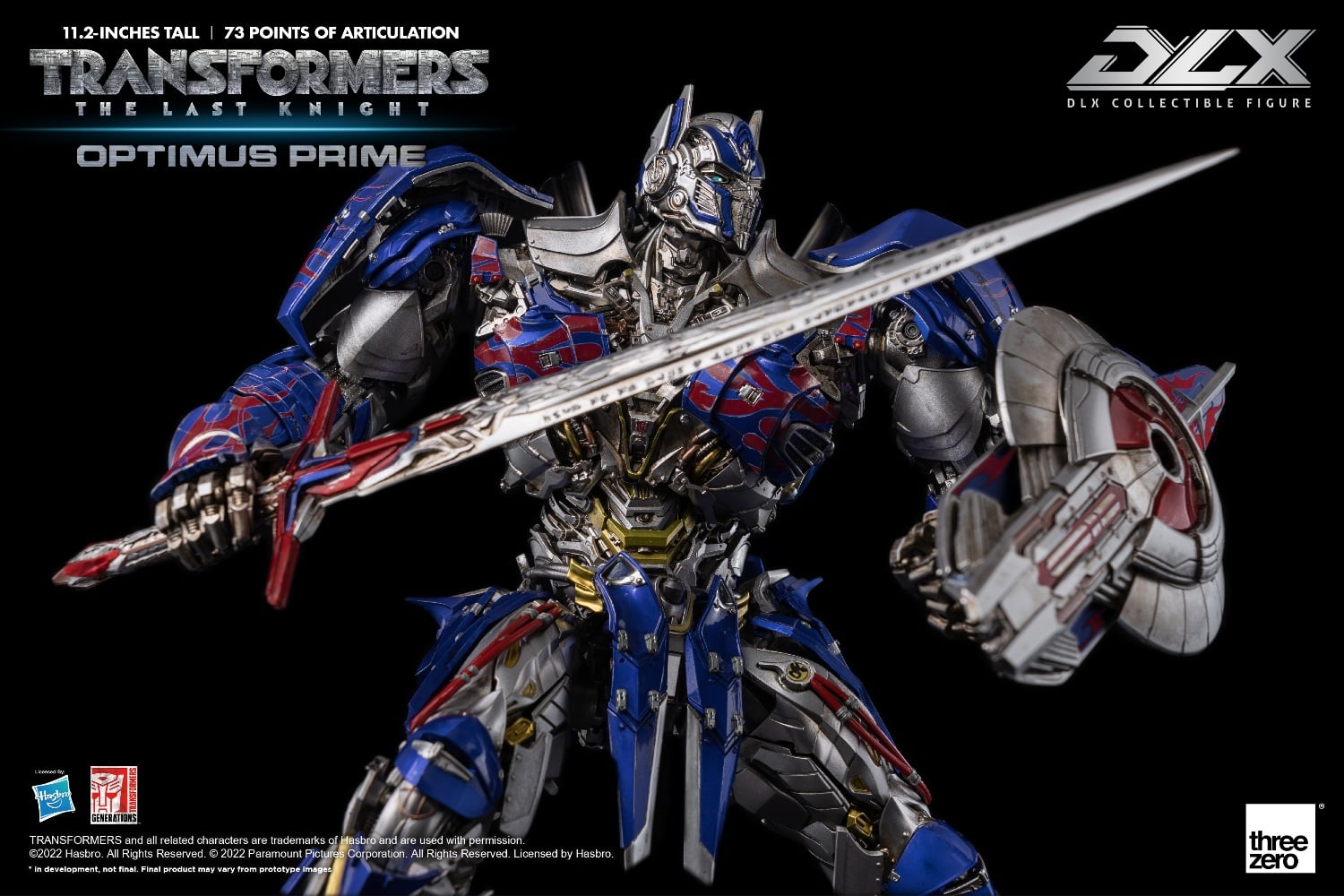 Threezero 3Z04570W0 DLX Transformers: The Last Knight - Optimus Prime