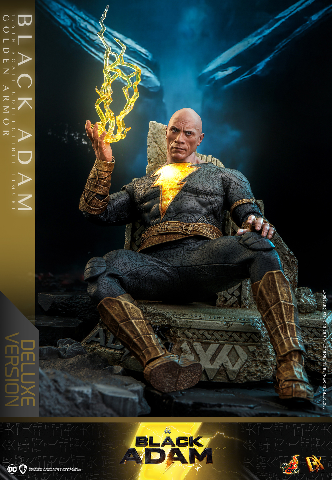 Hot Toys DX31 1/6 Black Adam - Black Adam [Golden Armor] (Deluxe Version)