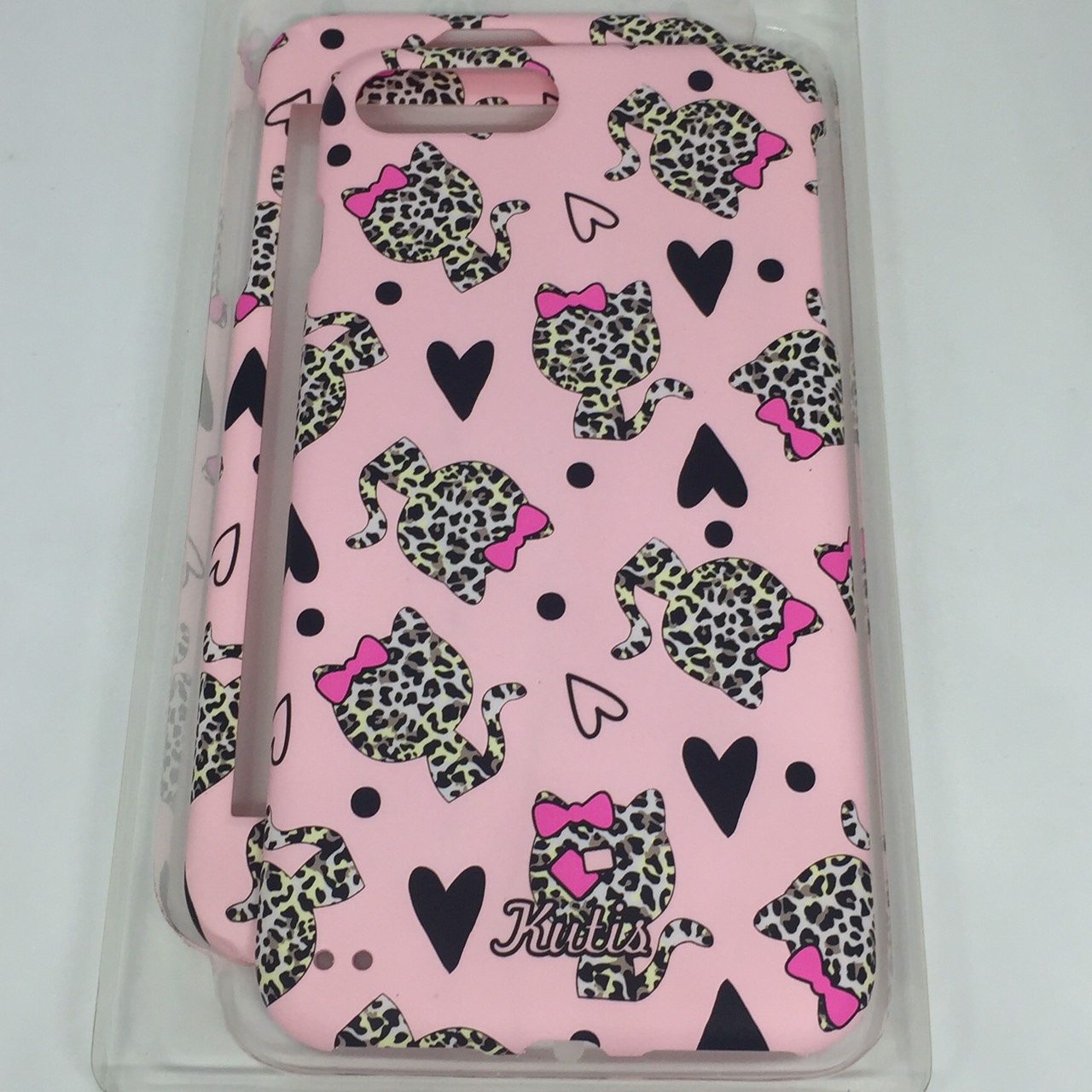 เคสคูทิส(Kutis)เคสไอโฟน7พลัส,8พลัส(ลายแมวลายเสือสีชมพูnew)มาใหม่ เคสประกบหน้า-หลัง เคสเรืองแสง เคสลายวินเทจ ร้านSuperhero Klongthom