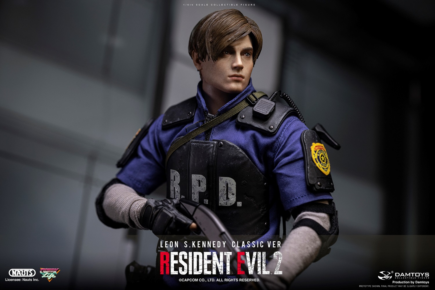 DAMTOYS DMS037 1/6 RESIDENT EVIL 2 - LEON S.KENNEDY (CLASSIC VER)