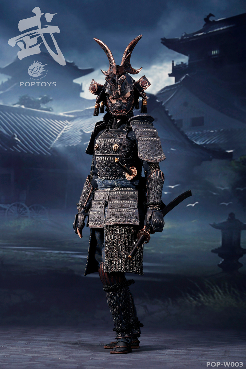 POPTOYS W003B The Second of Warrior Women Series: The Butterfly Helmets Female Warriors - The Old Armor (Luxury Version)