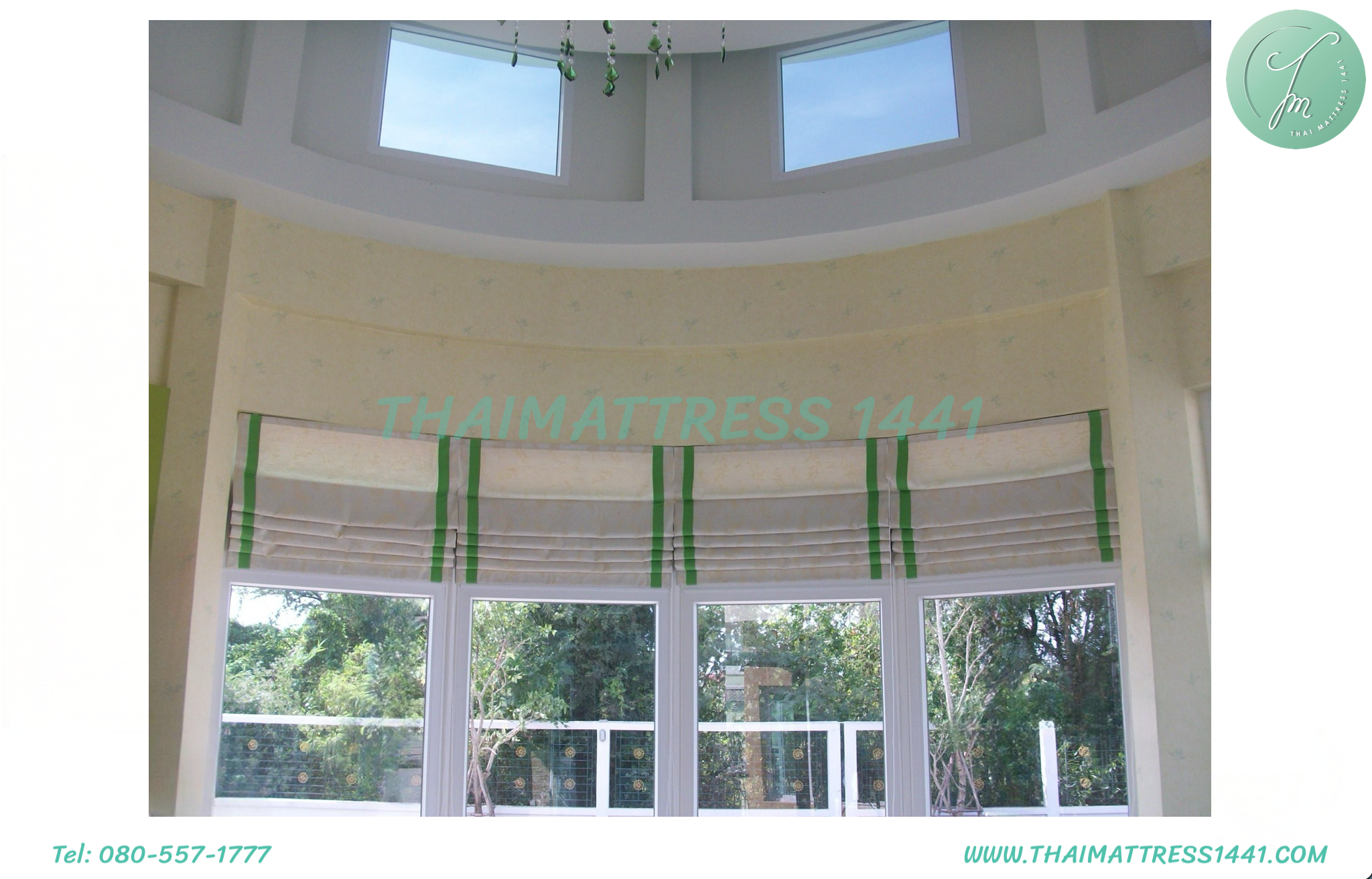ผ้าม่านพับกันแสงแดด & UV : Roman Blind